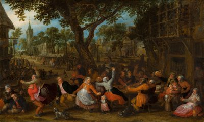 A Village Fair by David Vinckboons